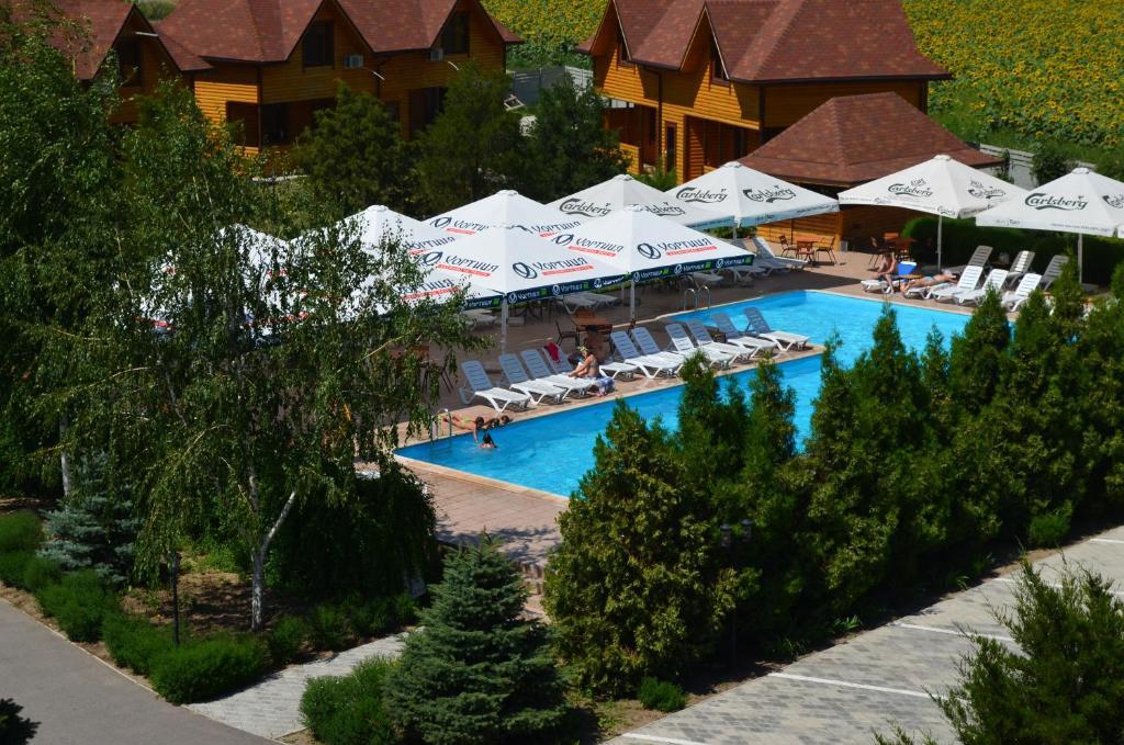 Panska Hata Hotel Nyzhnya Khortytsya Exterior foto